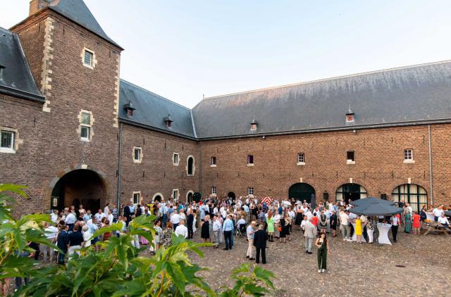 Diner bij kasteel Hoensbroek